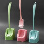 Brosse de Toilette avec Design à Deux Faces, Tête de Décontamination Bidirectionnelle, Périphérique, Courbe, Ménage, Livres, HOTools