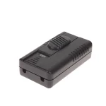 commande glissière variateur lampadaire réglable plastique métal noir 10x6cm boîtier batterie rechargeable verrou coulissant grilles ventilation fenêtre clip