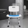 Coussin siège bain EVA antidérapant bleu adhésif dessous… – vue 3