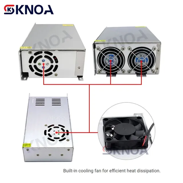 Alimentation réglable 500W 600W 1000W 1500W 0-12V 15V… – vue 6
