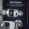 Pommeau de douche avec affichage LED de la température – vue 3