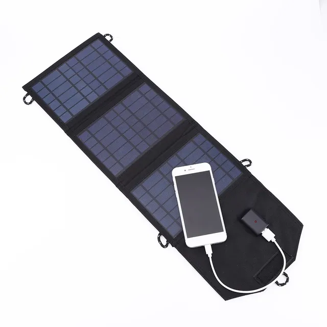 Panneau solaire pliable trente watts portable USB… – vue 5