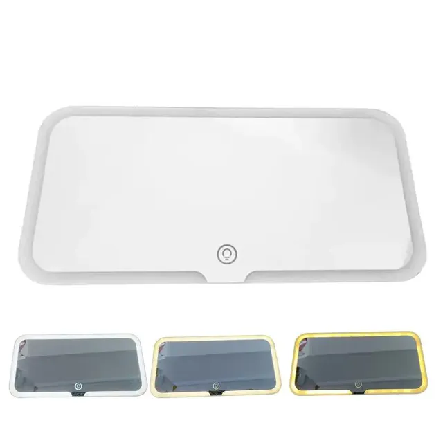 Miroir de vanité de pare-soleil de voiture de LED avec 3… – vue 2