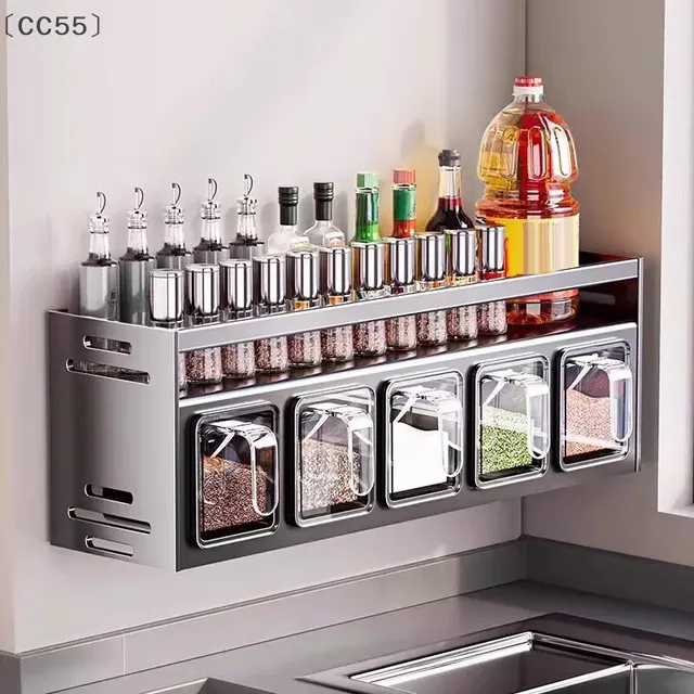 MaveraCC55 Andaime de cuisine en acier inoxydable
