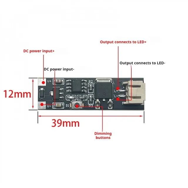 Panneau de gradation de boutons DC5-28V – vue 6