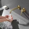 Robinet mitigeur de salle de bains en acier inoxydable – vue 3