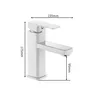 RETHME robinet de lavabo de salle de bains blanc – vue 5