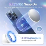 MagSafe téléphone magnétique arrière Selfie HD Vlog miroir Photo assistance caméra miroir convexe pour IPhone Samsung accessoires de photographie