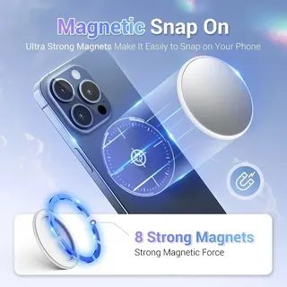 MagSafe téléphone magnétique arrière Selfie HD Vlog miroir Photo…