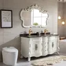 Armoire de salle de bain blanche européenne – vue 2