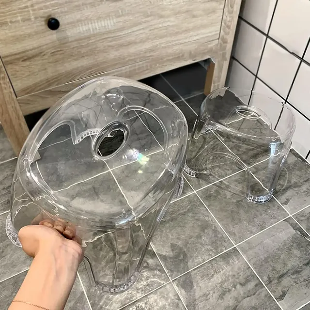 Tabouret antidérapant en acrylique pour salle de bain – vue 3