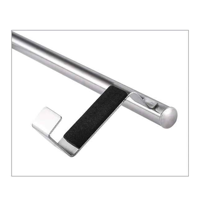 Porte serviettes suspendu acier inoxydable brossé argent… – vue 6