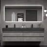 Armoire de salle de bain grise – vue 4