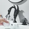 POIQIHY robinet de lavabo cygne monté sur le pont – vue 6