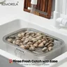 Bol de lavage Portable 10L grande casserole en acier… – vue 3