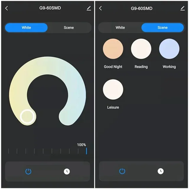HHO-tuya Wifi G9 lumière intelligente à intensité… – vue 3