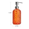 Distributeur savon verre rechargeable pompe manuelle… – vue 6