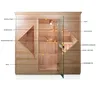 Sauna vapeur domestique extérieur panneau commande sans… – vue 3