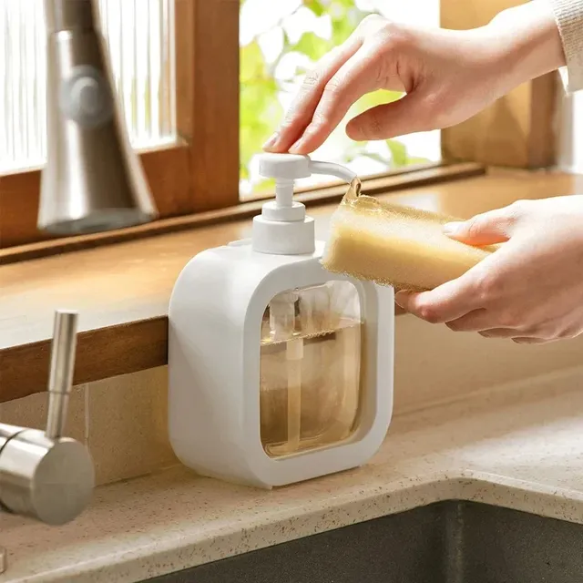 Distributeur savon liquide pompe doseuse plastique… – vue 2