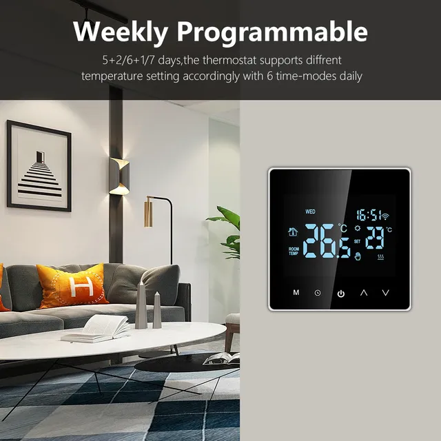 Tuya-Thermostat Wifi Intelligent – vue 6