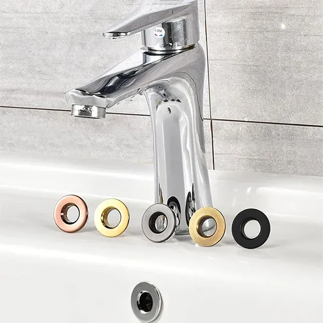 Couvercle de trop-plein d'évier de robinet de lavabo de… – vue 2