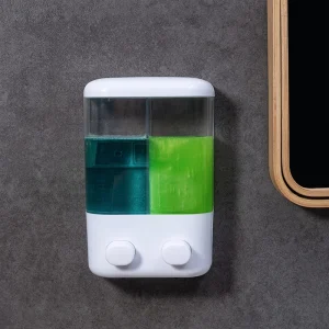 Distributeur de savon mural de 500/1000ML, presse manuelle, shampoing, Gel douche, bouteille, distributeur de liquide de salle de bains Distributeur de savon mural de 500/1000ML, presse manuelle, shampoing, Gel douche, bouteille, distributeur de liquide de salle de bains