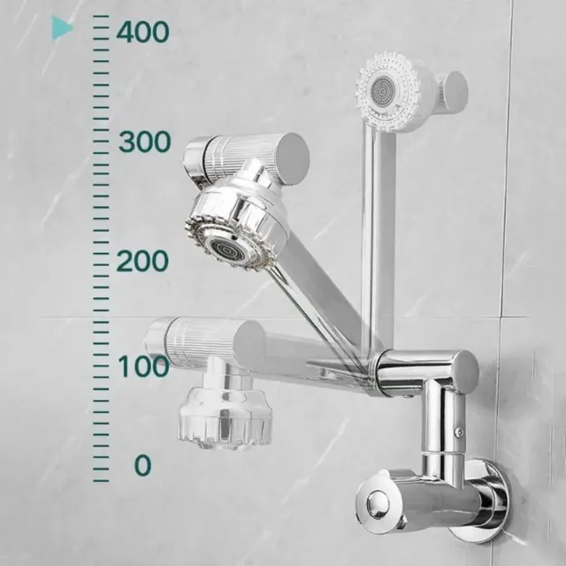 360 ° Robinet mural rotatif en acier inoxydable – vue 3