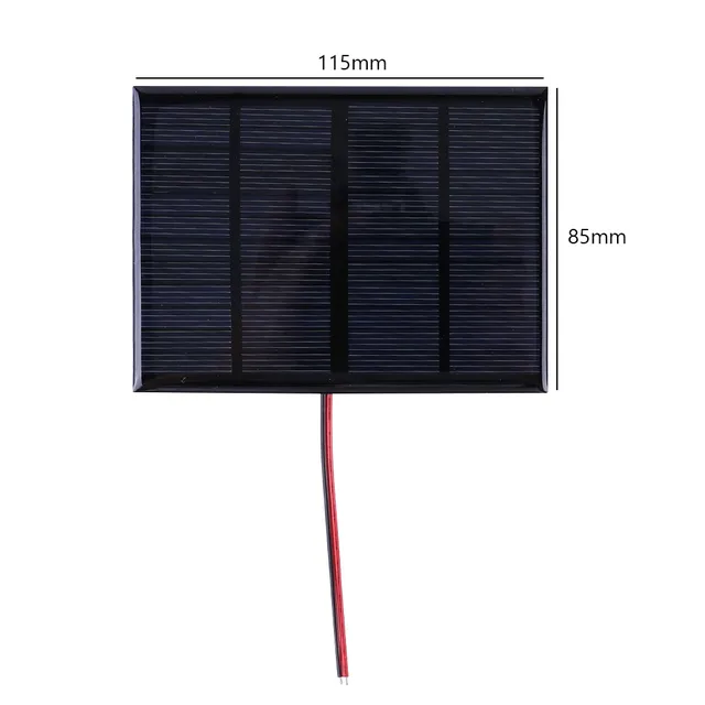 Panneau solaire Portable 3W 12V avec câble – vue 6