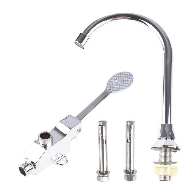 Robinet eau froide col cygne bec haut chromé finition… – vue 2