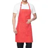 Lot trois tabliers cuisine unisexes coton polyester… – vue 5