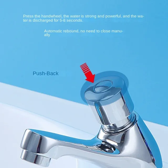 Robinet économiseur d'eau à fermeture automatique – vue 2