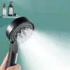 Pommeau de douche haute pression réglable, 5 Modes, économie d’eau, Massage de l’eau, tuyau à crochet, accessoires de salle de bains Pommeau de douche haute pression réglable, 5 Modes, économie d’eau, Massage de l’eau, tuyau à crochet, accessoires de salle de bains