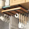 Support organisateur suspendu de cuisine avec crochets… – vue 1