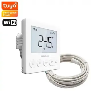 Thermostat connecté mural wifi compatible Tuya plancher chauffant eau…