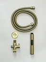 Robinet de Bidet en or Rose brossé – vue 7