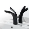 Robinet lavabo monocommande mitigeur cascade bec incurvé… – vue 2