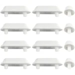 Ensemble de coussinets de siège de toilette 12 pièces, coussinets souples, silencieux et antidérapants, coussin en caoutchouc silencieux, accessoires pour couvercle de toilette, coussin antidérapant