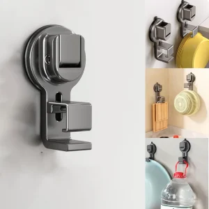 Crochet à Ventouse Mural en Plastique pour Lavabo de Salle de Bain, Support de Rangement, Gain de Place, Nouvelle Collection Crochet à Ventouse Mural en Plastique pour Lavabo de Salle de Bain, Support de Rangement, Gain de Place, Nouvelle Collection