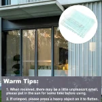 Kit de rideau de porte en PVC – Rideau transparent coupe-vent pour cloison de cuisine, congélateurs de supermarché, entrepôts et usage domestique