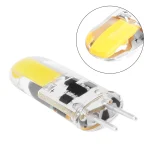 Lampe LED GY6.35 à intensité variable, DC 12V, en Silicone, ampoule de projecteur COB 3W 1505, lumière COB, remplacement de l&rsquo;éclairage halogène 30W