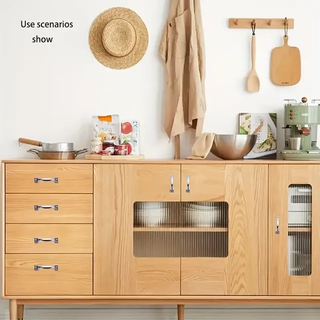 Poignée tiroir arqué acier inoxydable argenté chromé… – vue 5