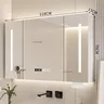 Armoire miroir murale salle rétroéclairé trois portes… – vue 6