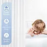 Rideau de bain blanc en polyester imperméable – vue 5