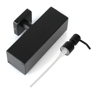 Distributeur savon mural noir mat acier inoxydable 304 antirouille ABS…