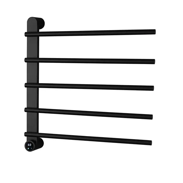 Chauffeserviettes électrique inox304 noirmat mural… – vue 6