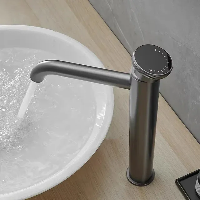 Mitigeur robinet lavabo surélevé monotrou vasque corps… – vue 4