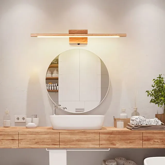 Applique murale à LED en bois massif – vue 3