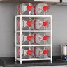Étagère rangement multifonctionnelle sol microondes four… – vue 2