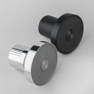 Pommeau de douche à effet pluie haute pression de 6 pouces, 360 °   Pommeau de douche à filtre rotatif, pomme de douche ronde murale, accessoires de salle de bains