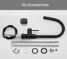 Robinet de cuisine noir flexible à nervures – vue 5